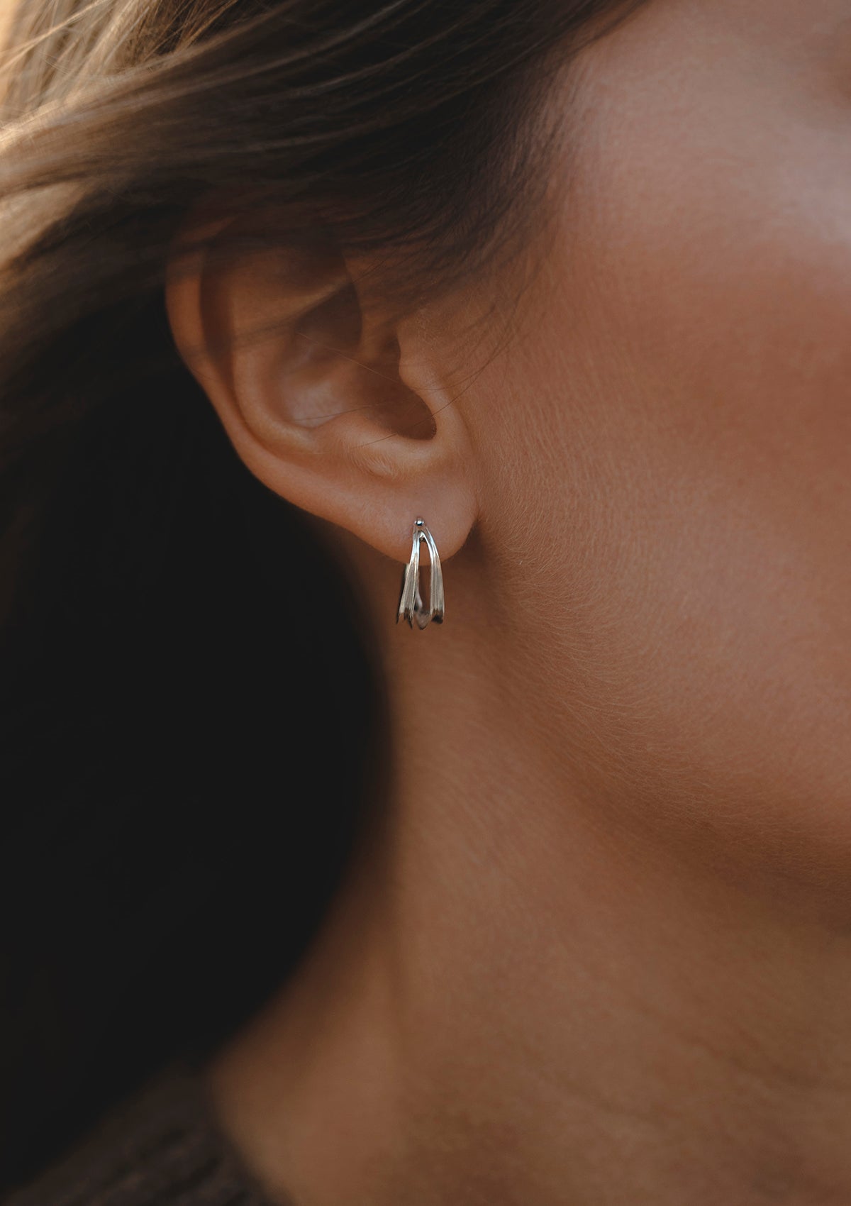 Clio double earrings