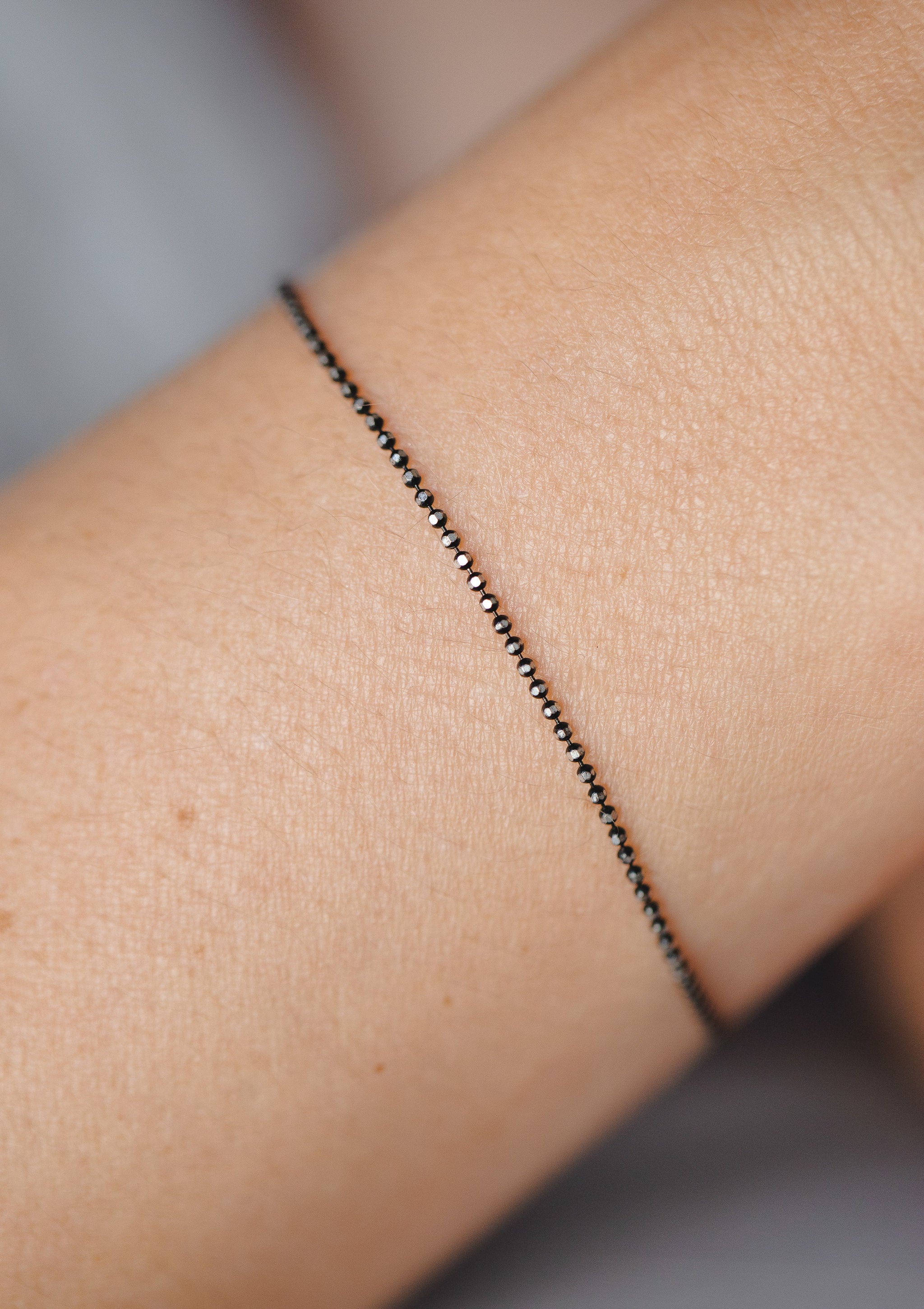 Whisper Black Bracelet by Sofia Kov – on model