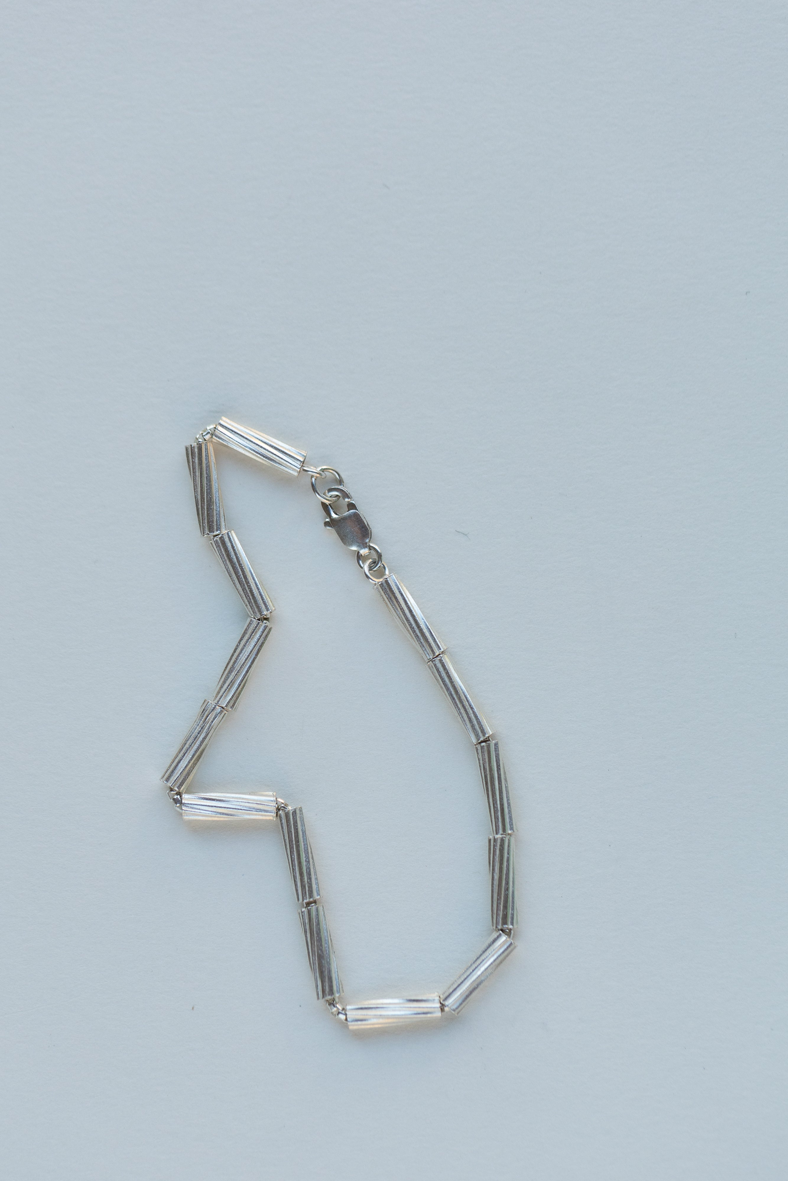 Stripped Silver Bracelet by Sofia Kov – view 2