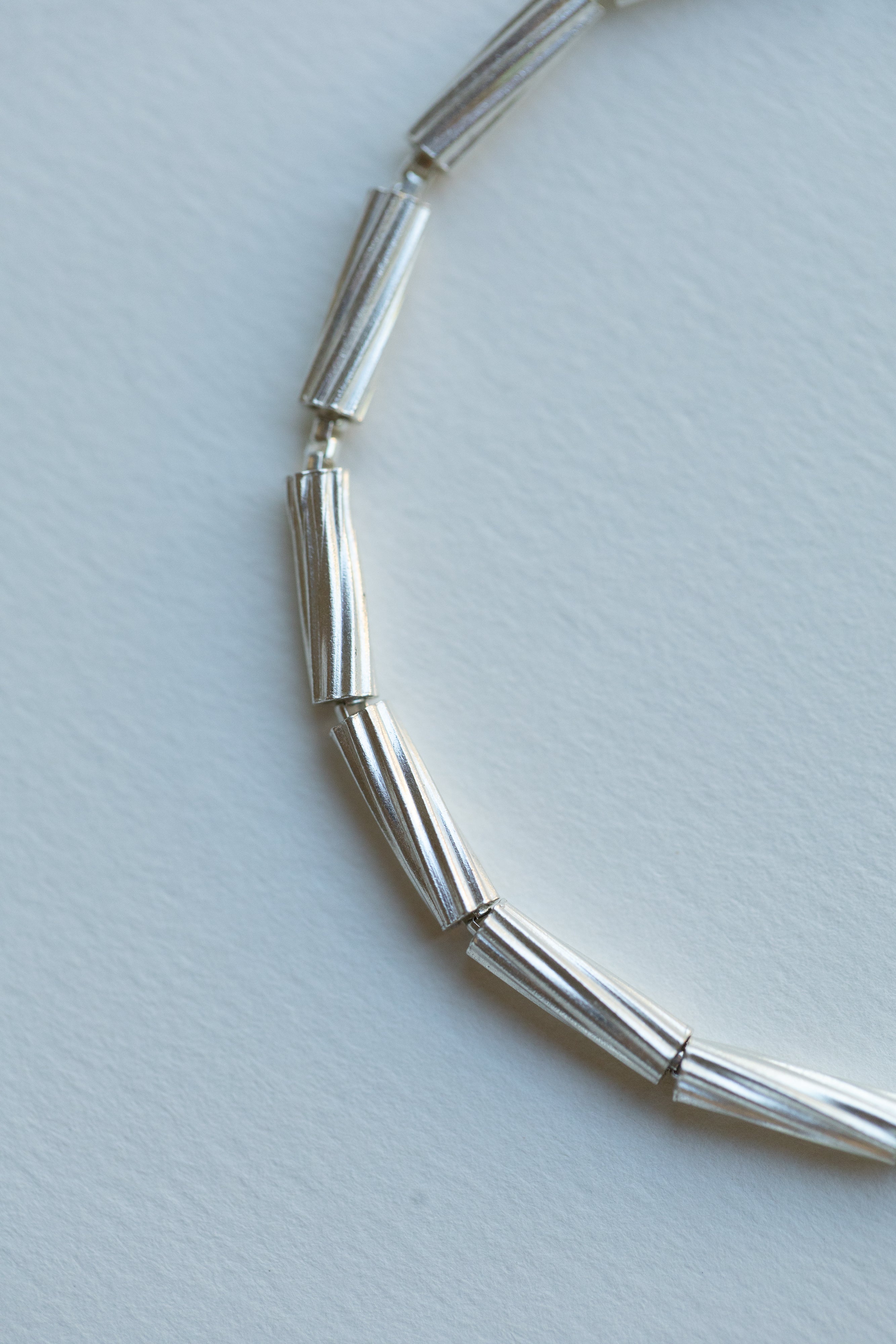 Stripped Silver Bracelet by Sofia Kov – view 4