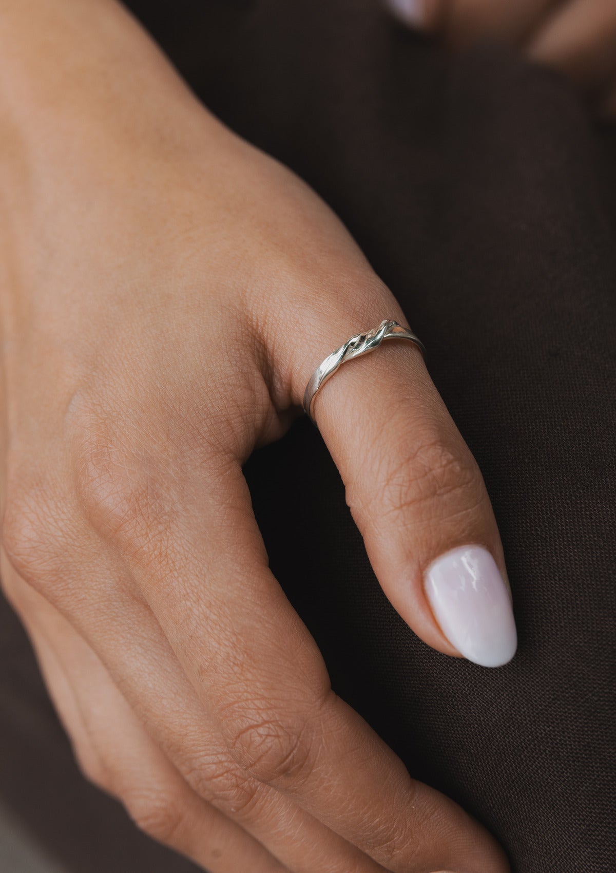 Silk ring slim — на теле