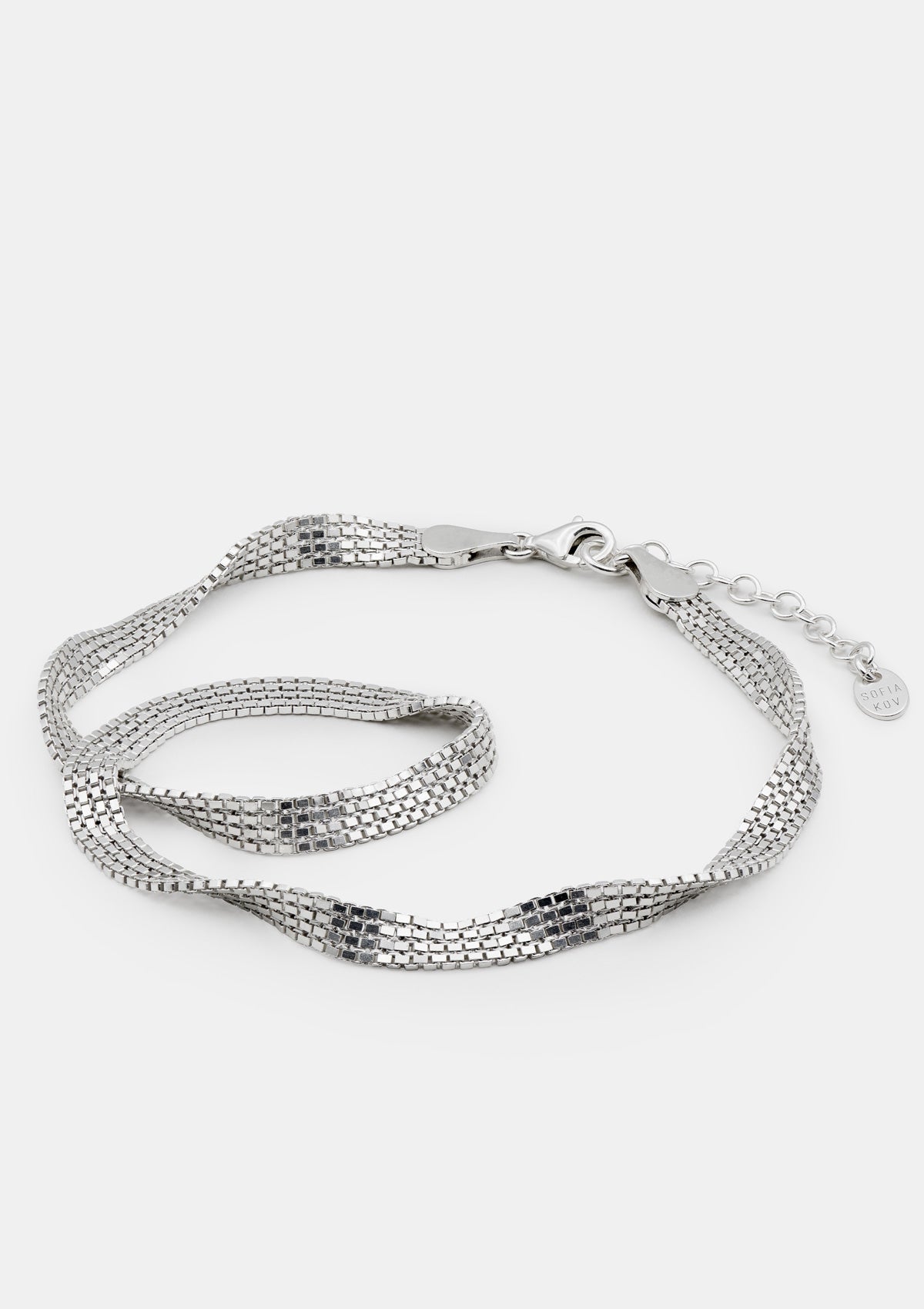 Box Chain Choker Necklace – Minimalist Sterling Silver Choker 