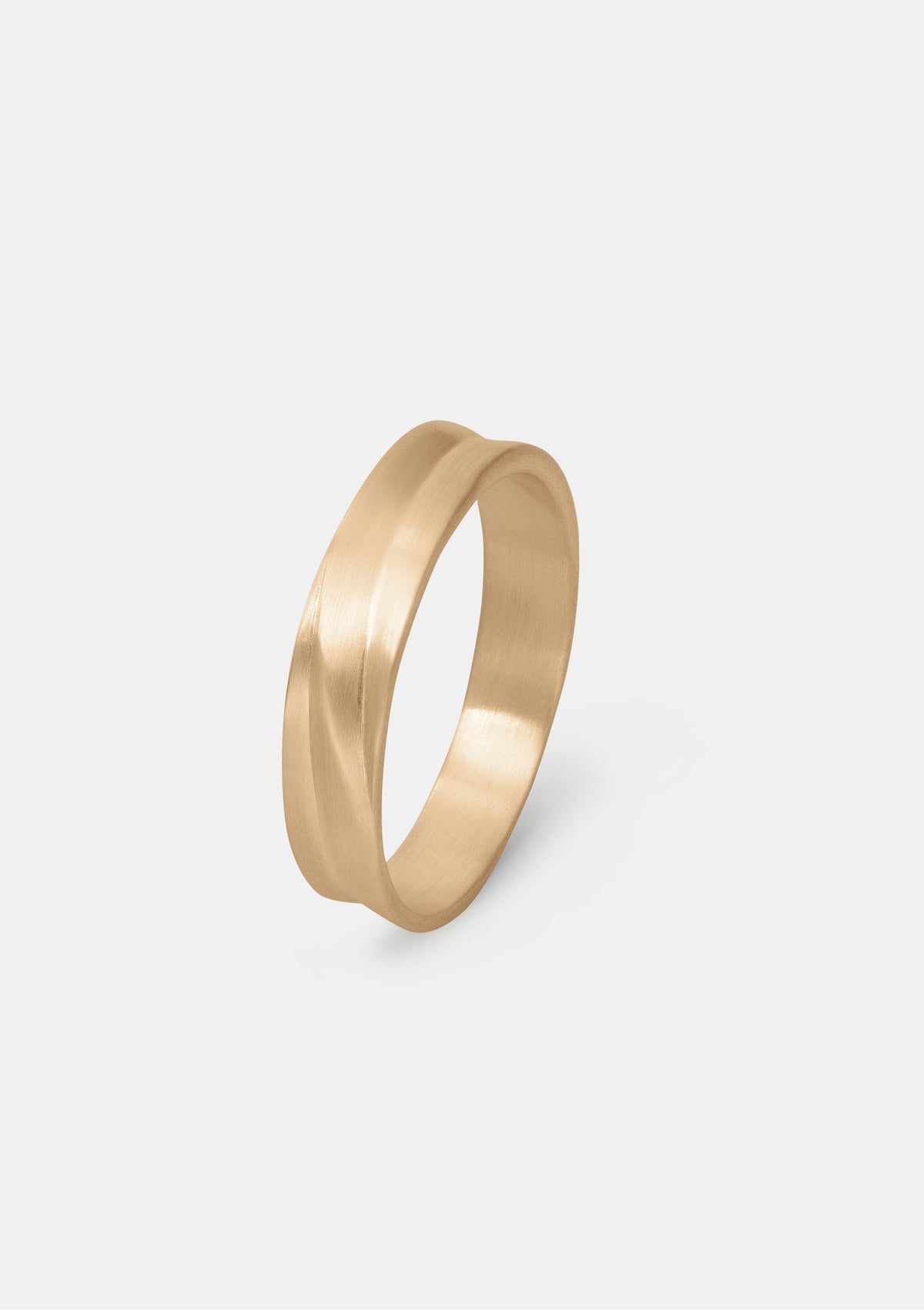 Echo Men’s Ring in solid yellow gold