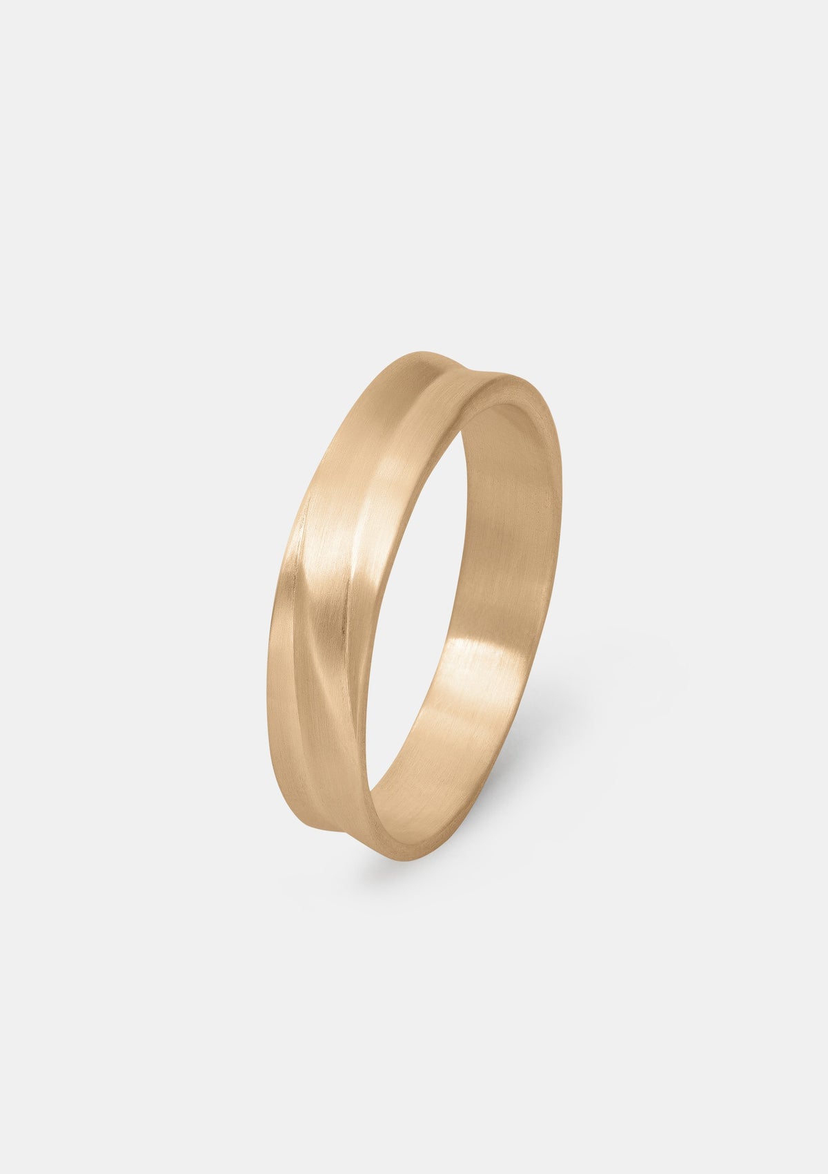 Echo Men’s Ring in solid yellow gold