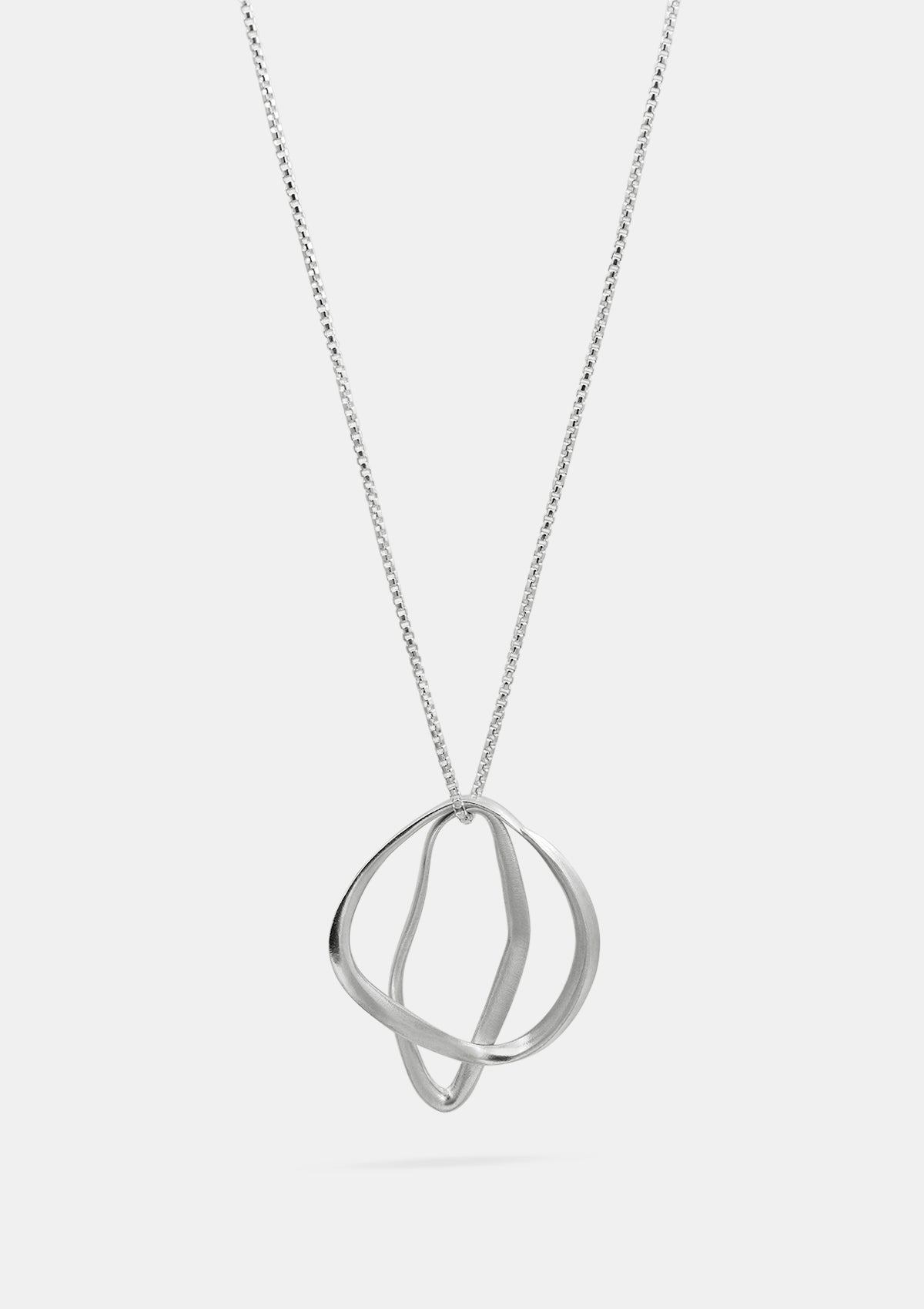 Short Lorna Necklace in sterling silver by Sofia Kov – product view