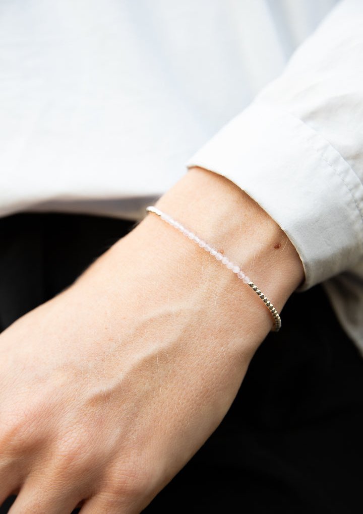 Moonstone beaded bracelet by Sofia Kov – handcrafted in Berlin