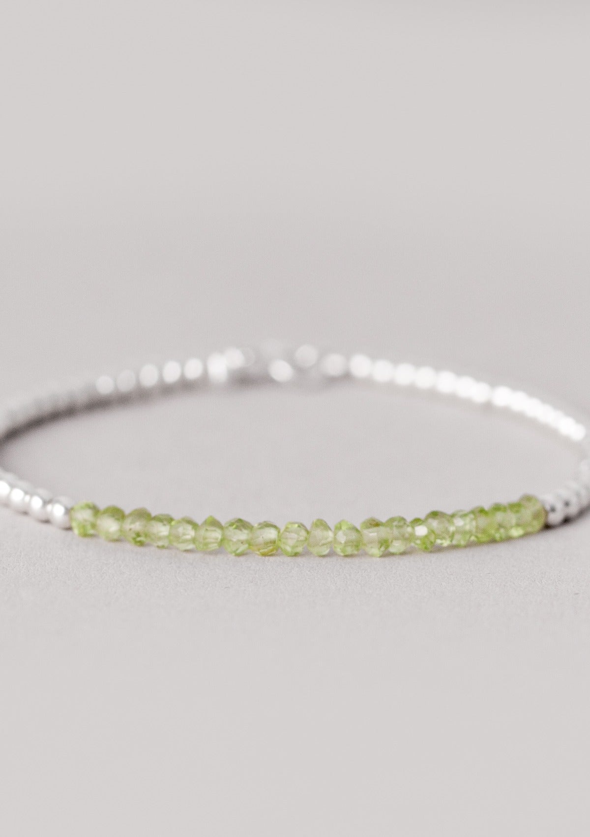 Peridot Beaded Bracelet