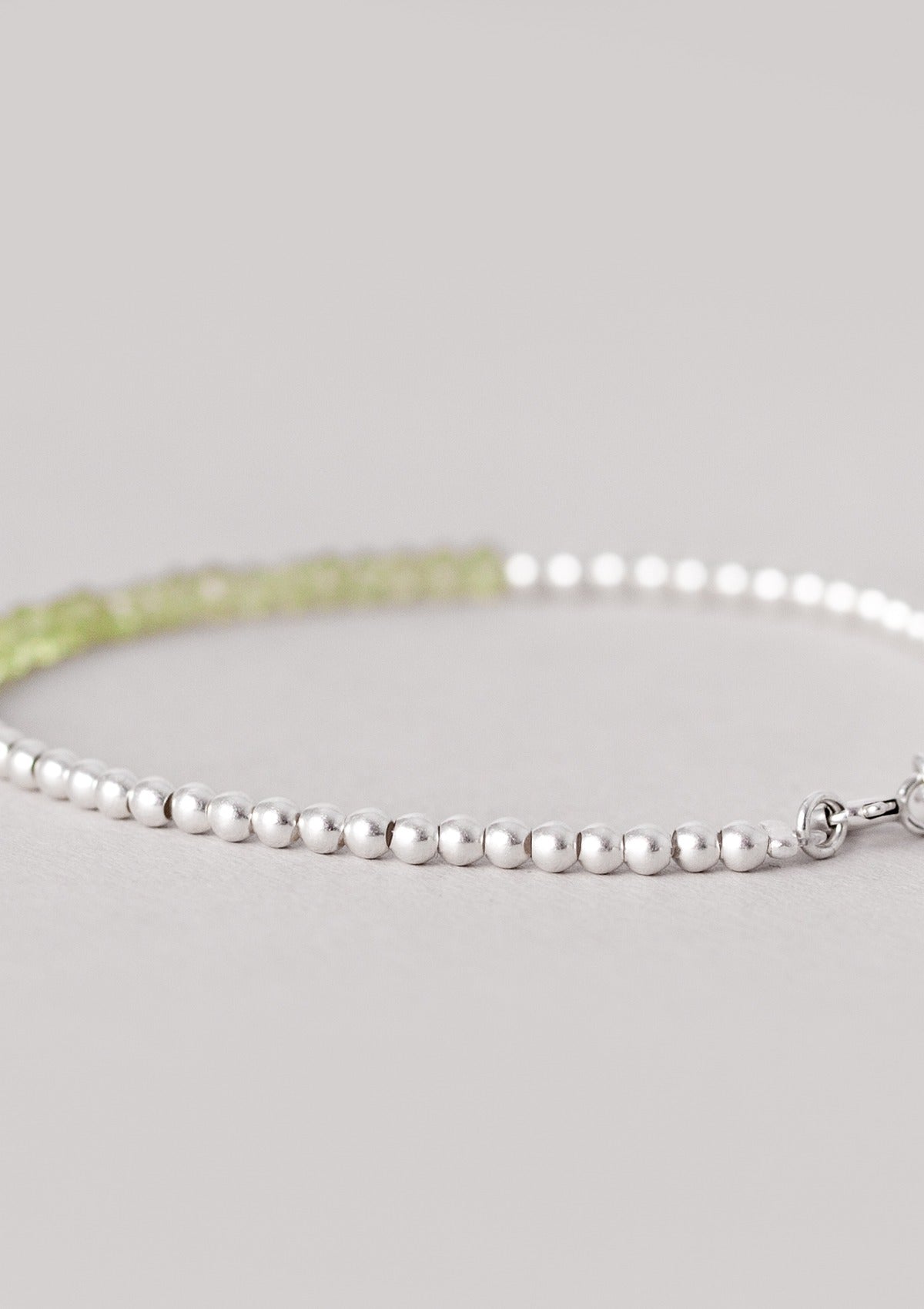Peridot Beaded Bracelet