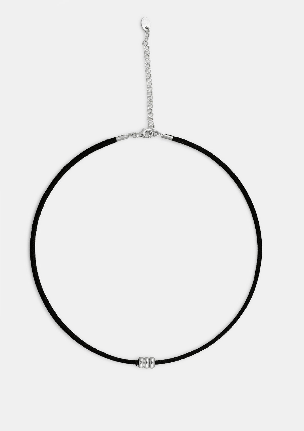 Trio Cord Choker in sterling silver by Sofia Kov – product view