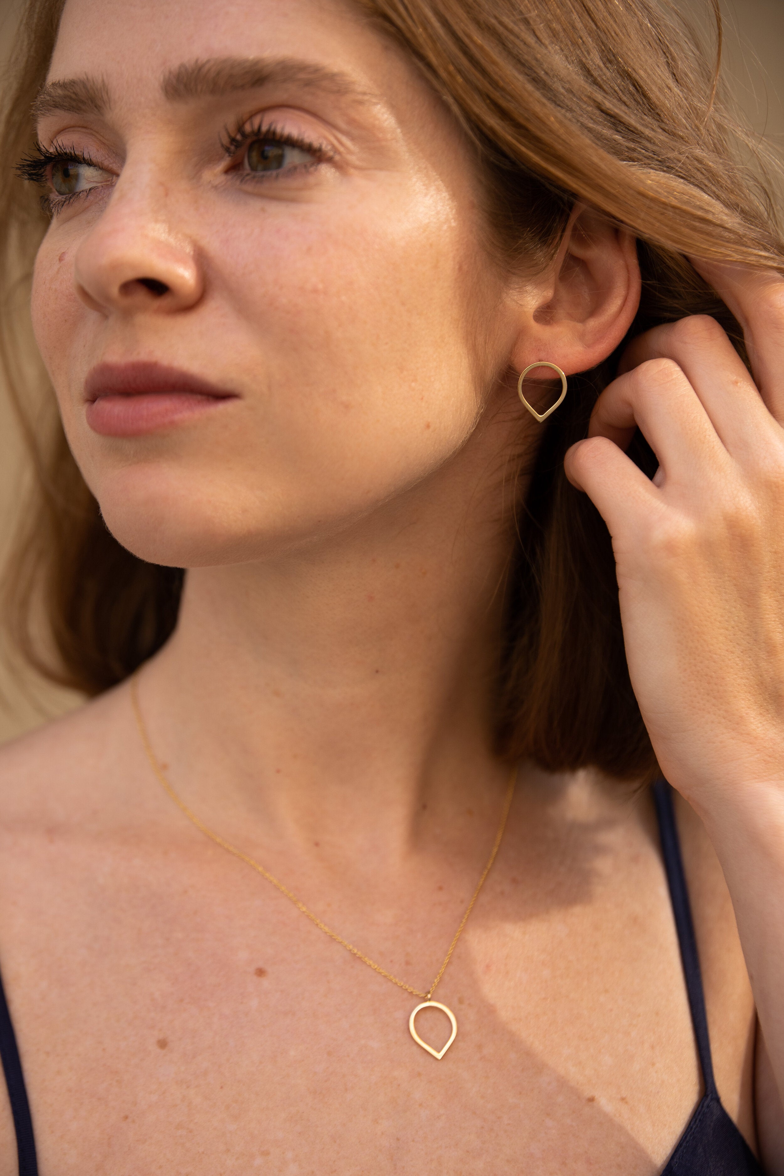 Goldene Tropfenkette