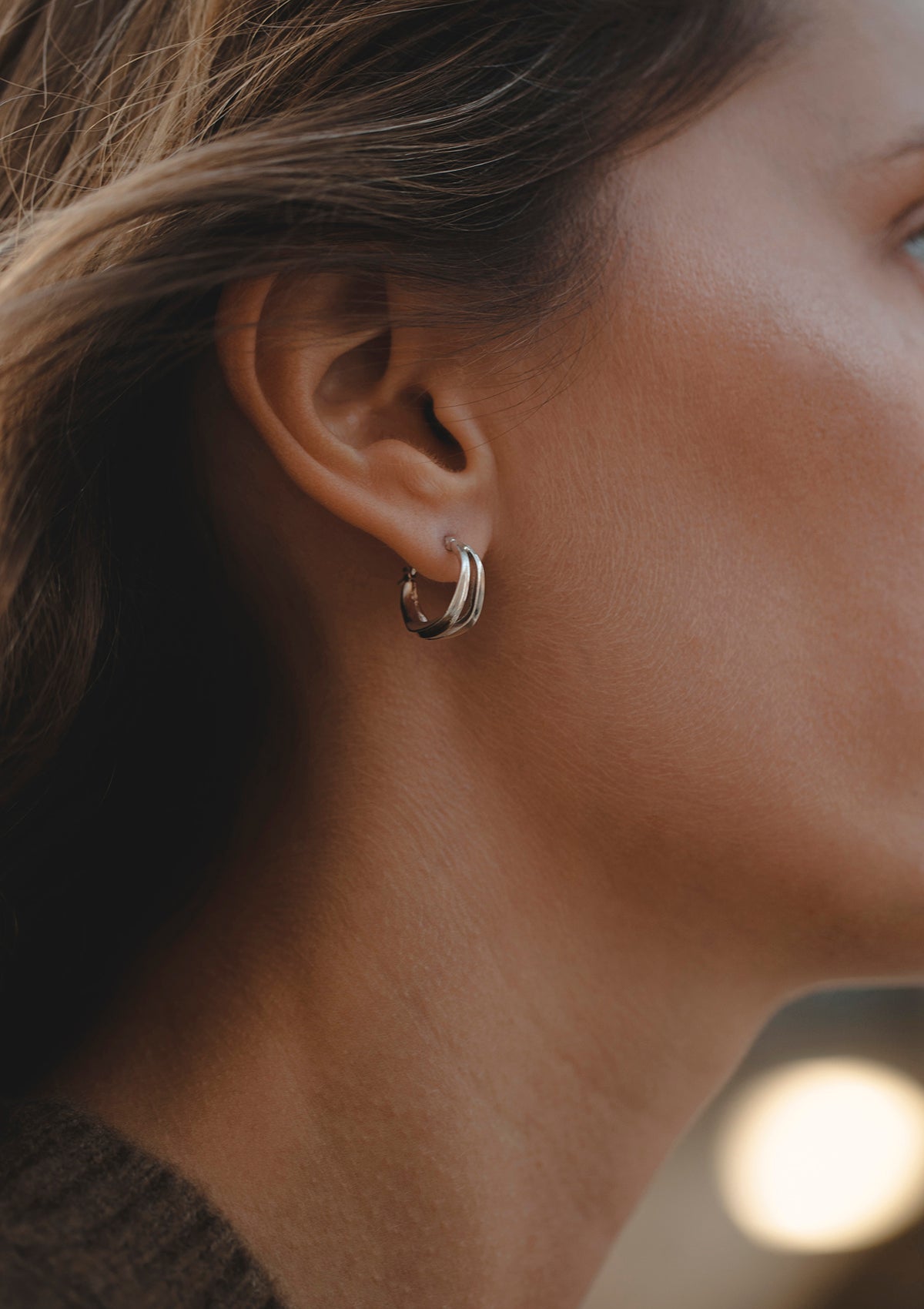 Clio double earrings