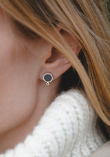 Duo concrete earrings
