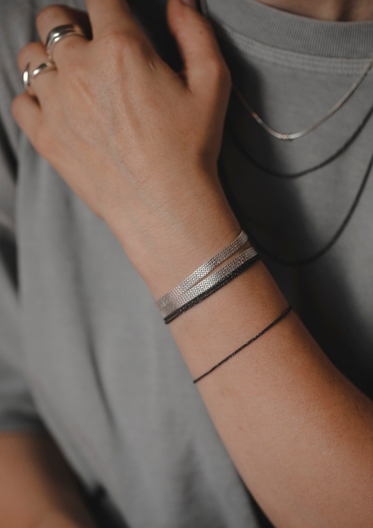 Doppeltes Boxkettenarmband