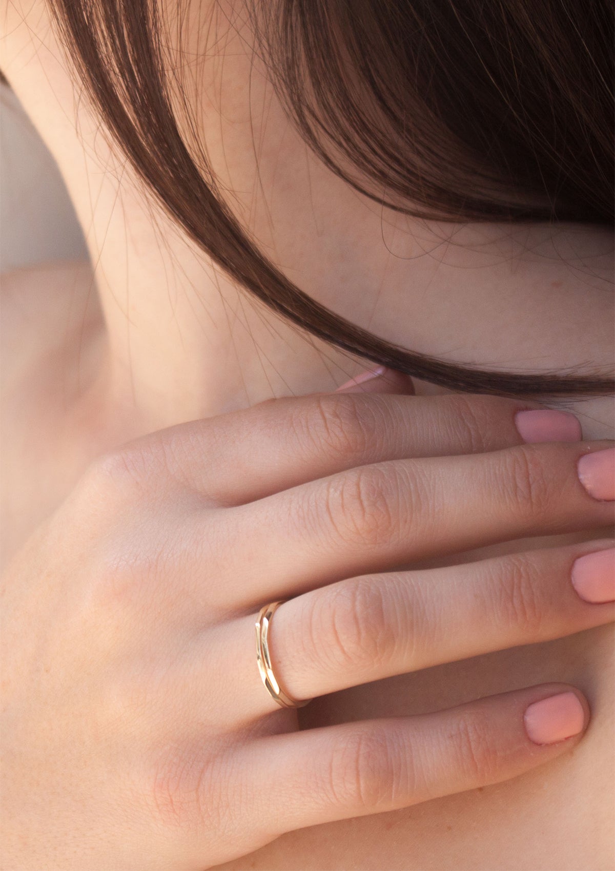 Glimmer ring in gold