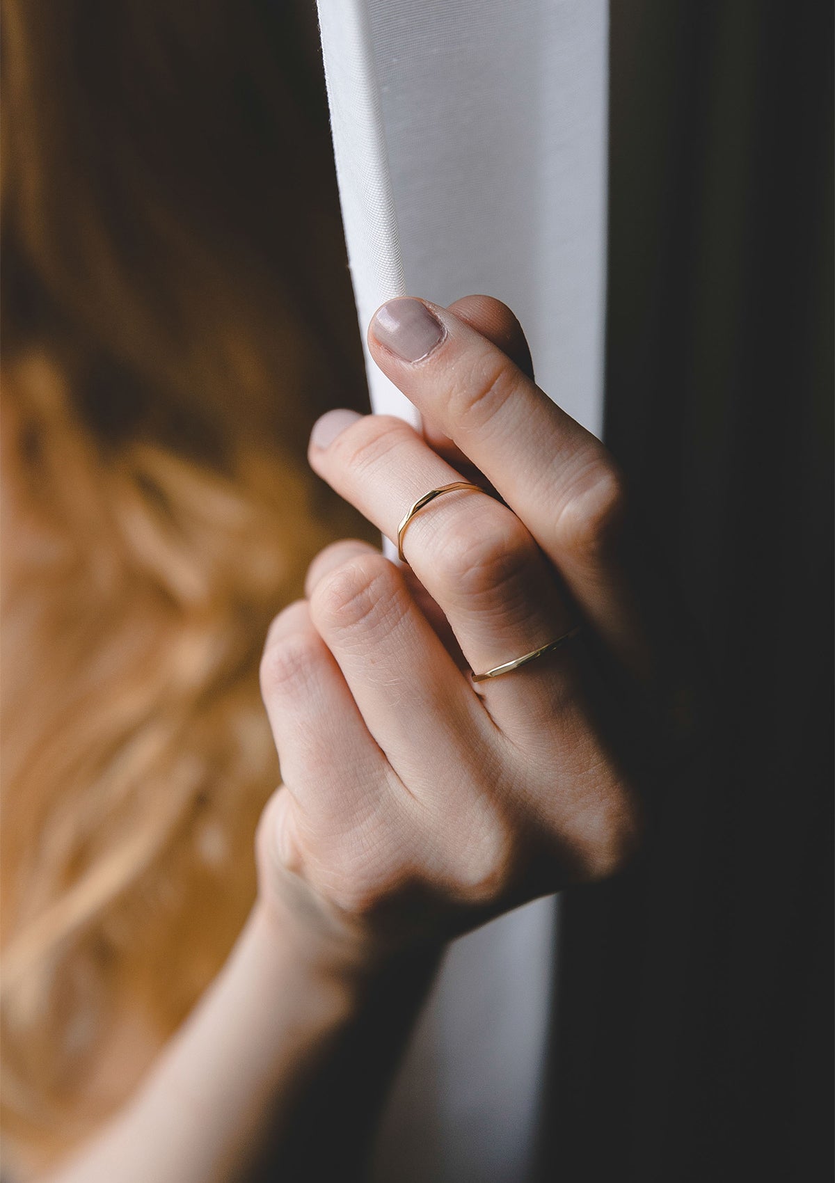 Glimmer ring in gold