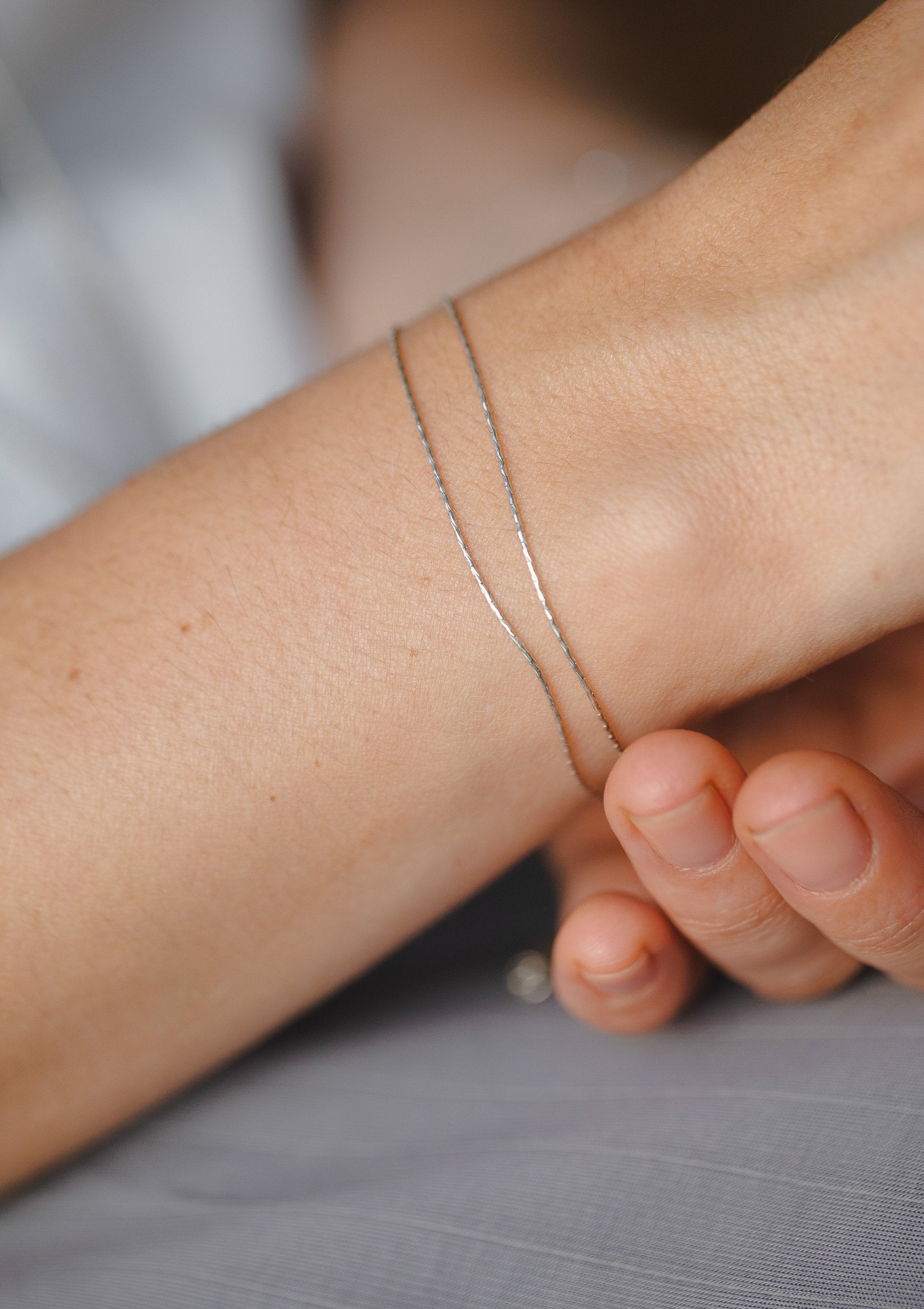 Glow Silver Bracelet by Sofia Kov – view 2