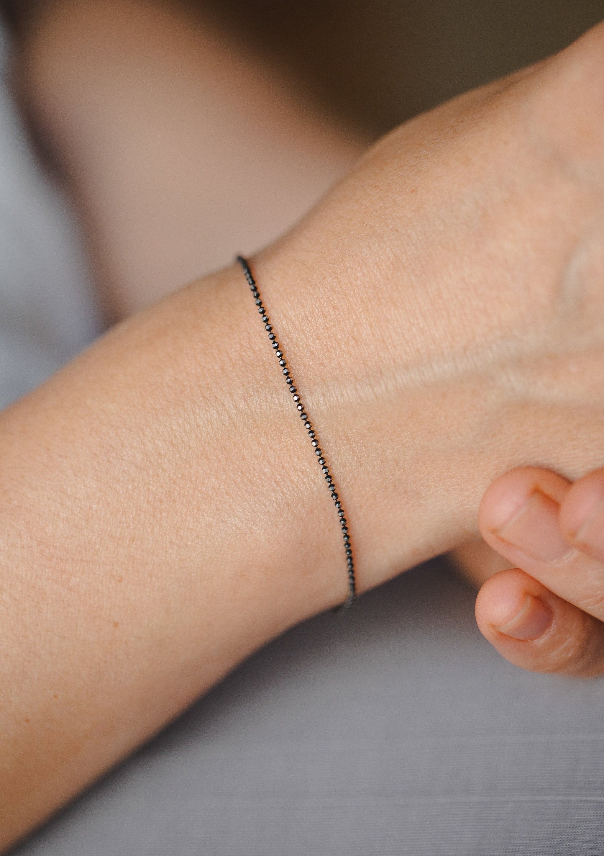 Whisper Black Bracelet by Sofia Kov – view 3