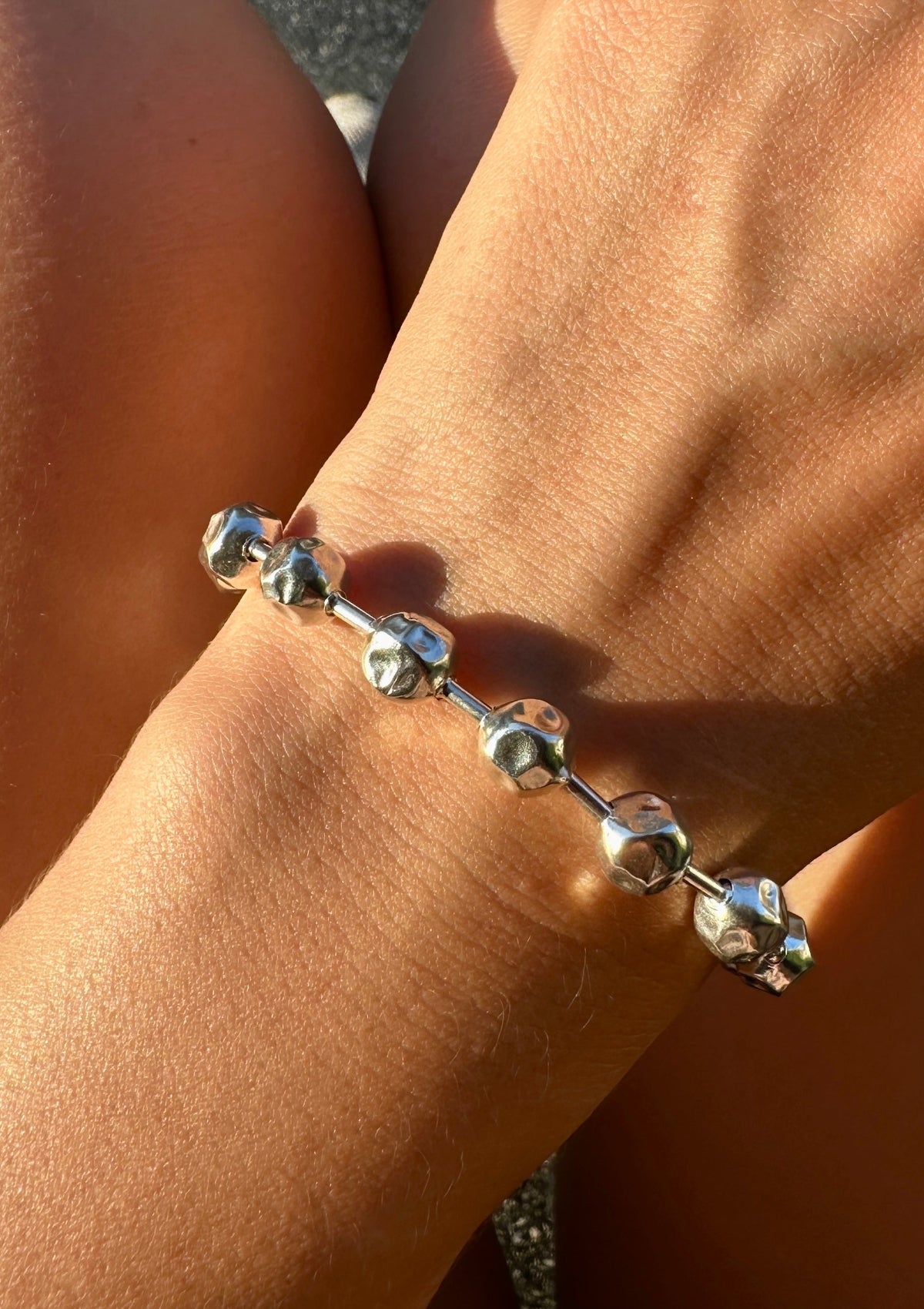 Rustic Orb Bracelet by Sofia Kov – handcrafted in Berlin