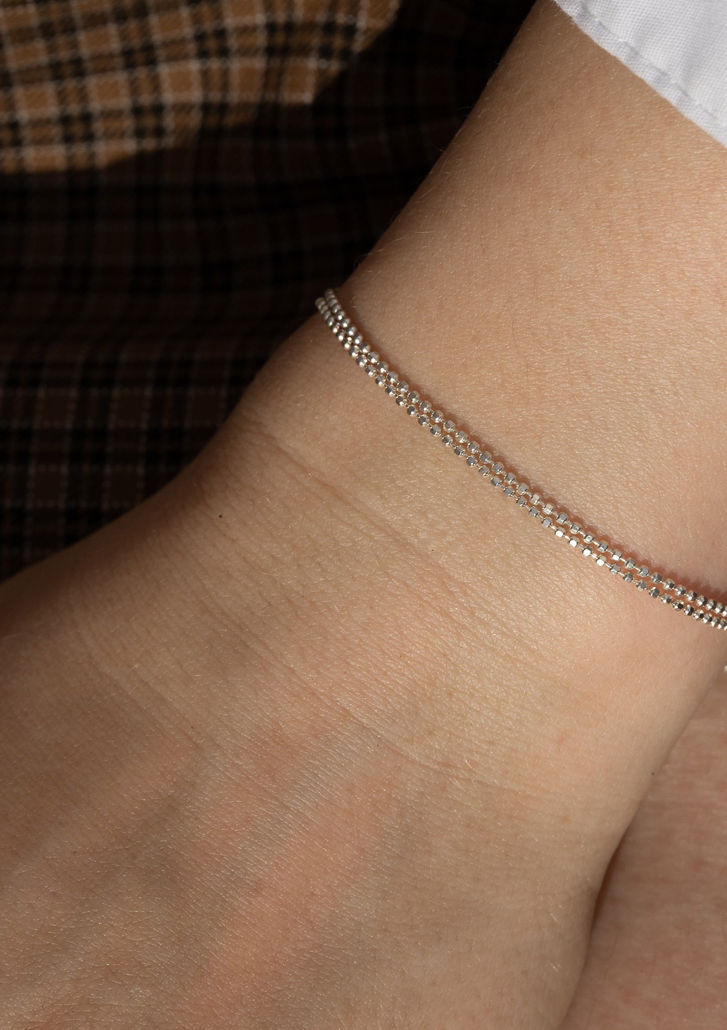Whisper Double Silver Bracelet