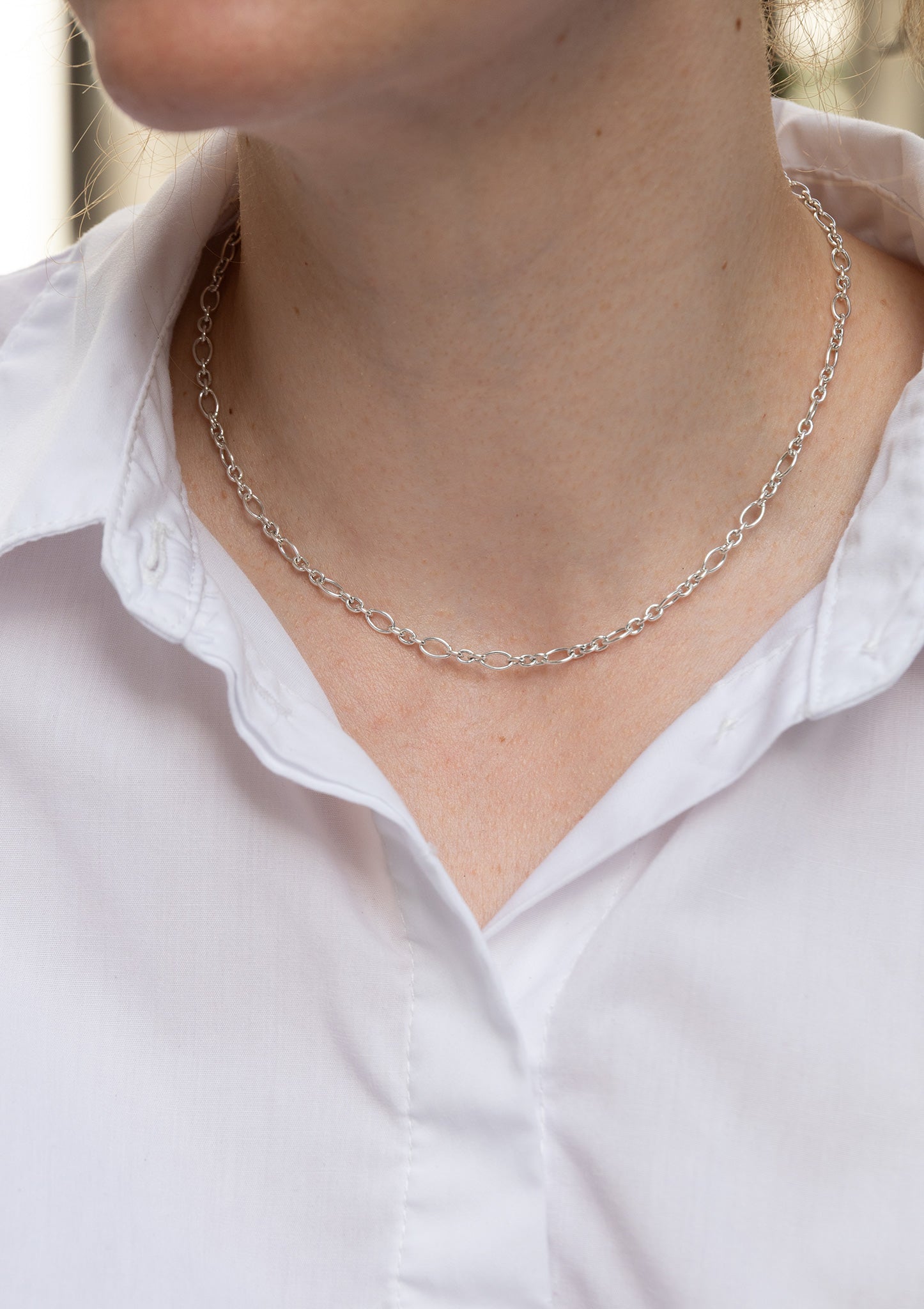 Oval Charm Necklace