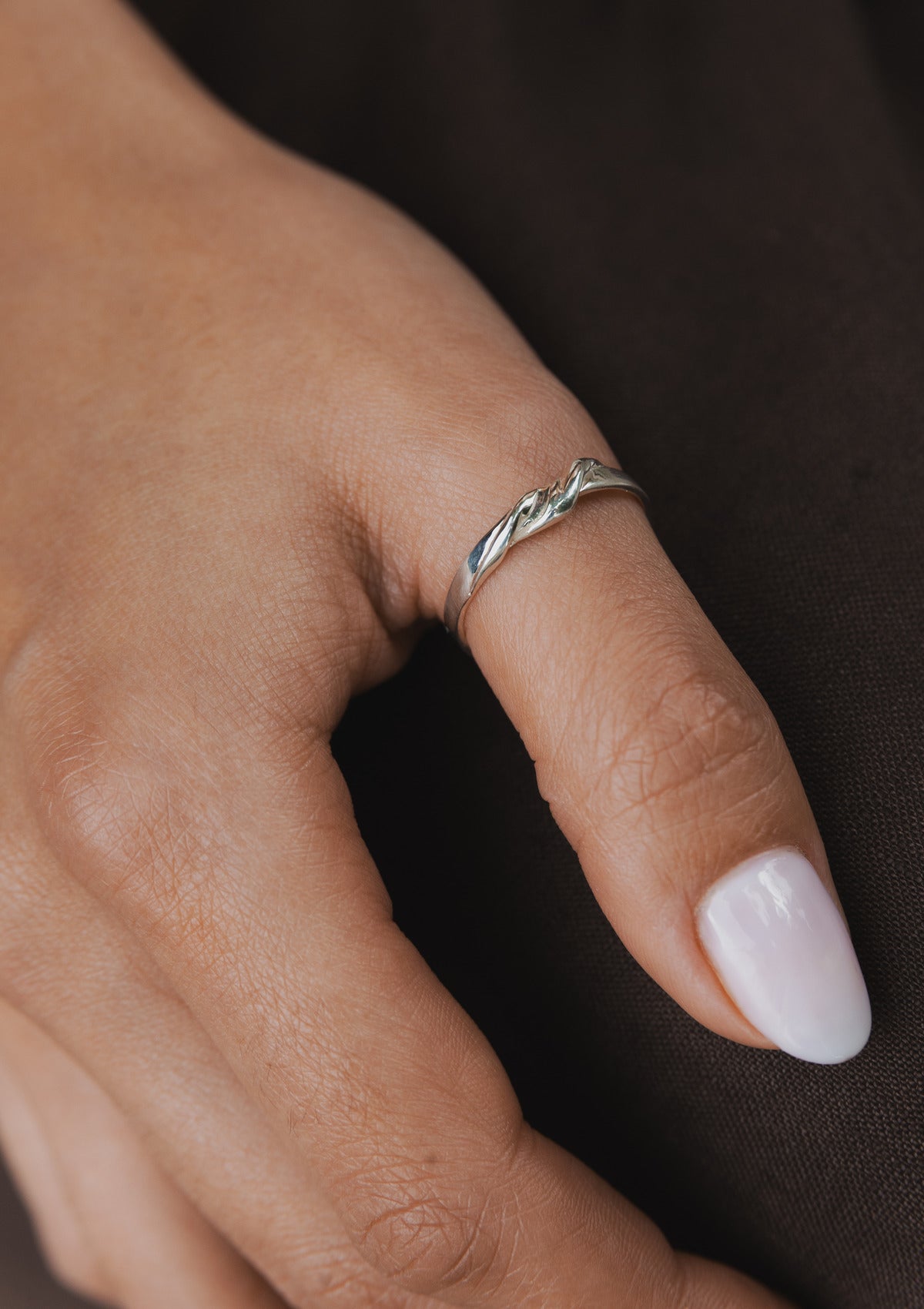 Silk ring slim — на теле
