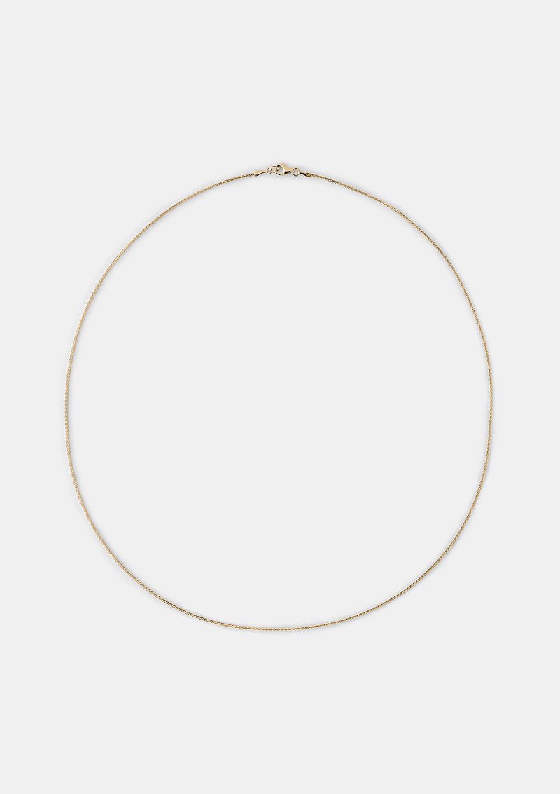 Sena plain gold necklace