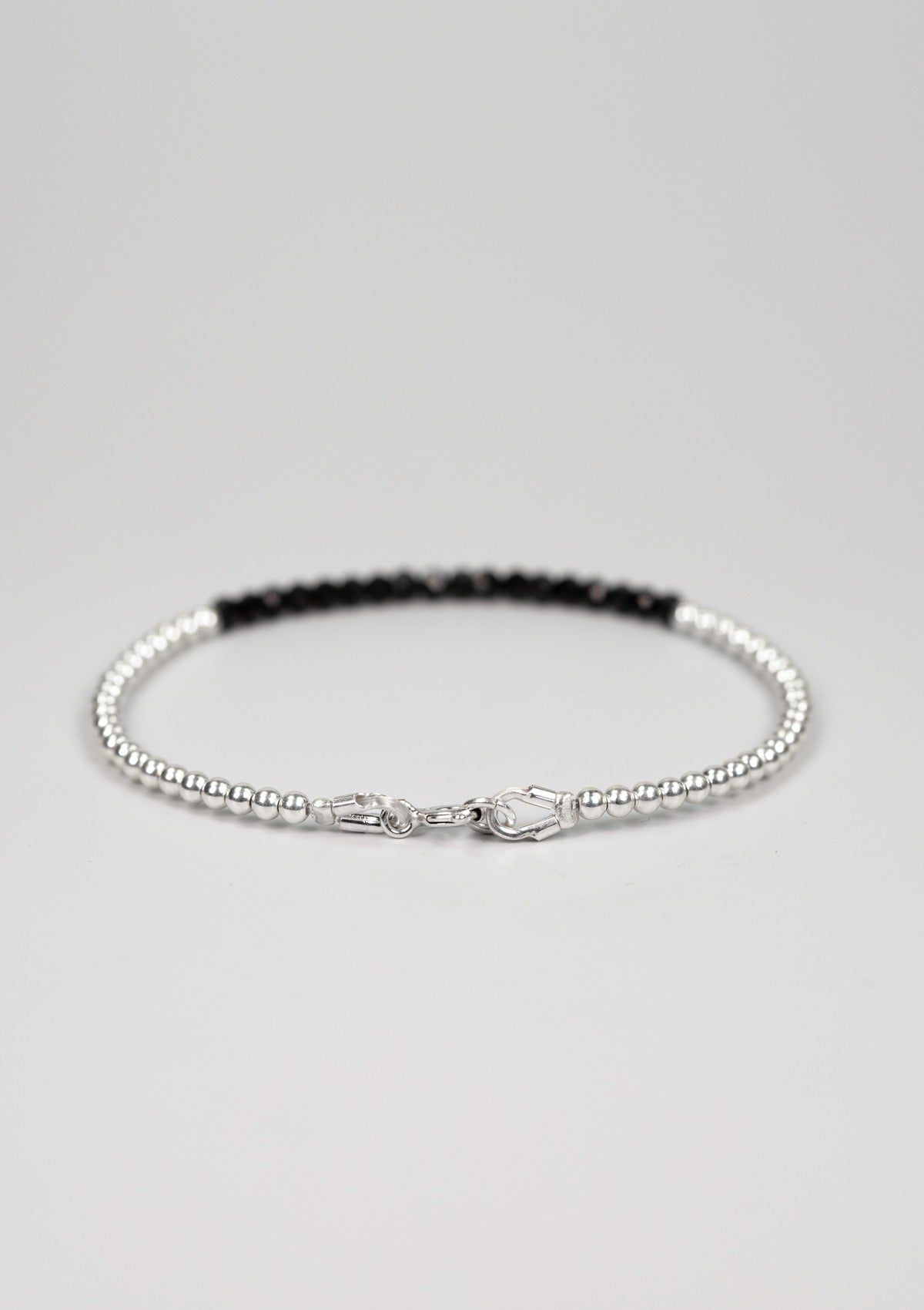Black Spinel Beaded Bracelet