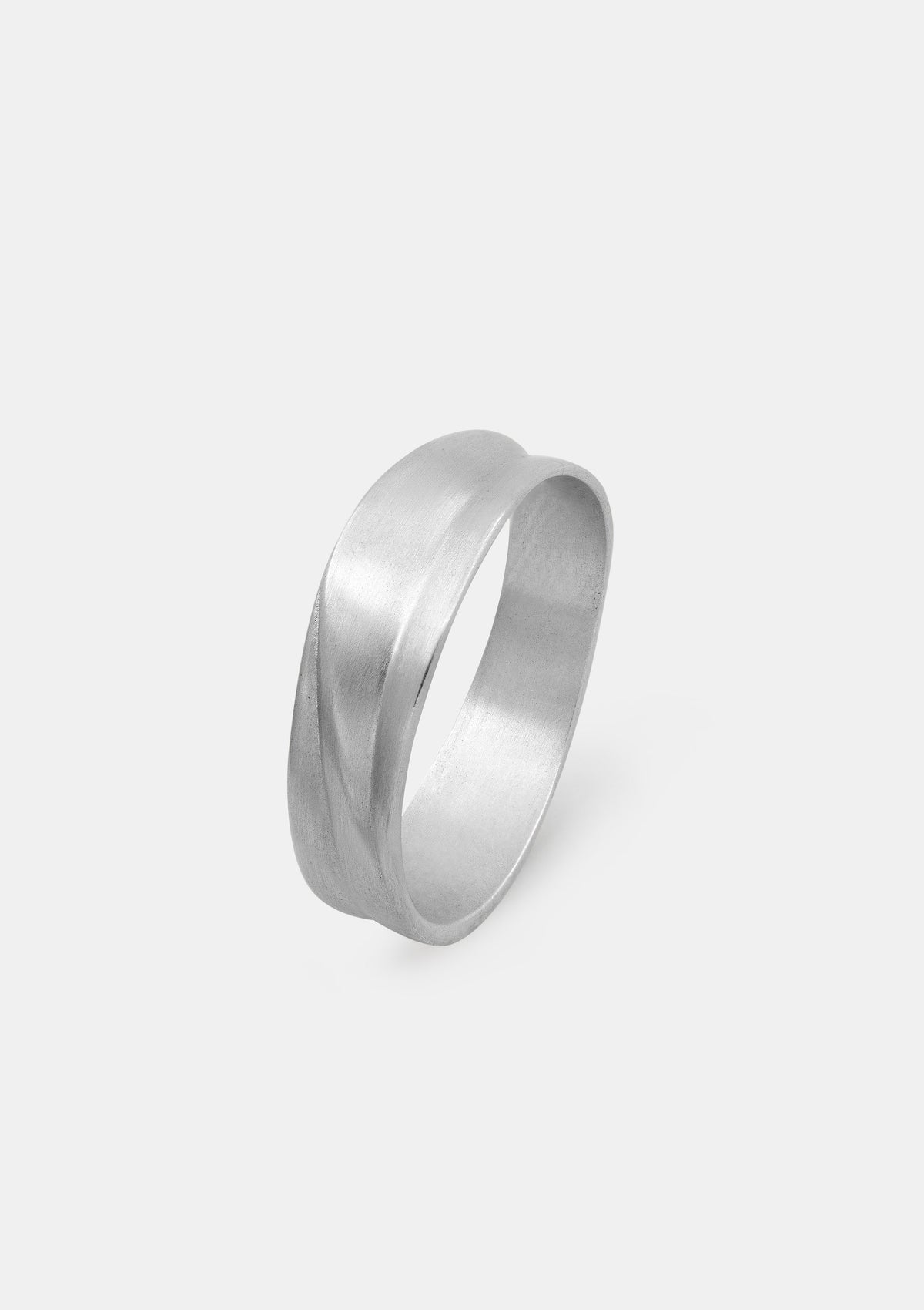 Echo Men’s Ring - Wavy in Silver