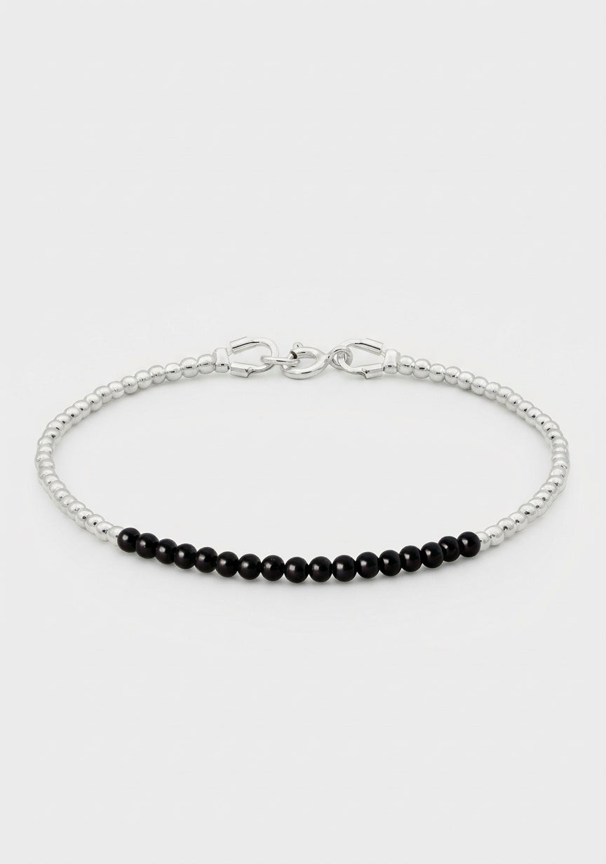Onyx-Perlenarmband
