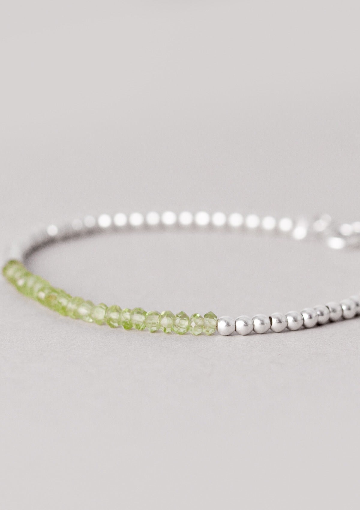 Peridot Beaded Bracelet