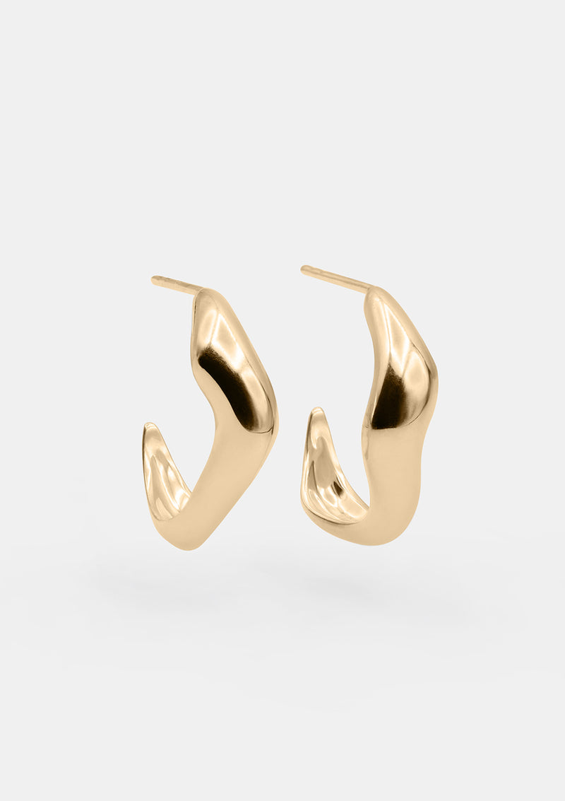 Ria Creolen in Gold