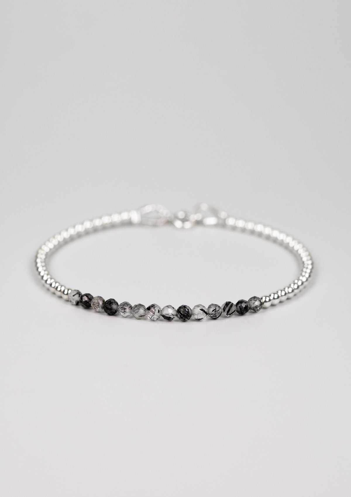 Tourmaline Quartz Beaded Bracelet