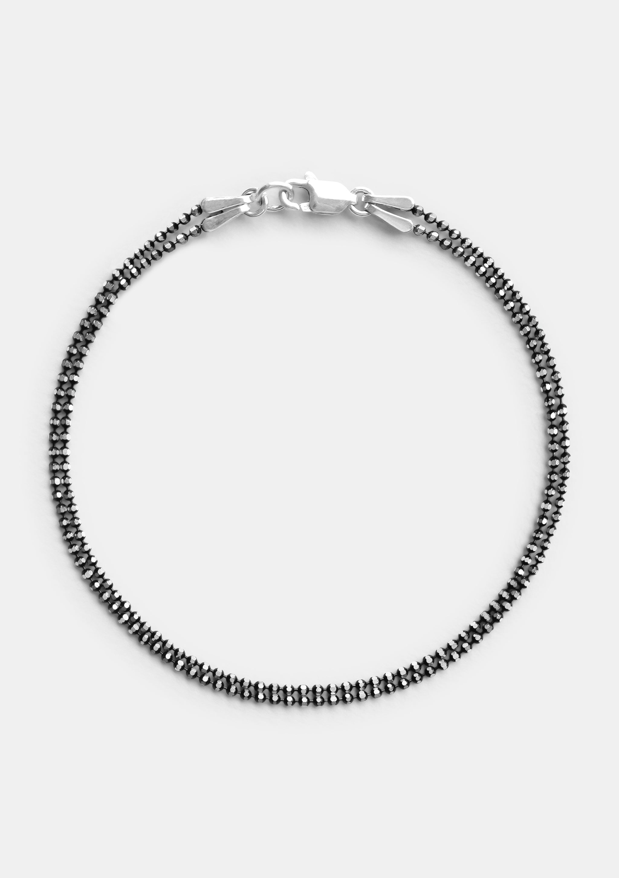 Whisper Double Black Bracelet by Sofia Kov – handcrafted in Berlin