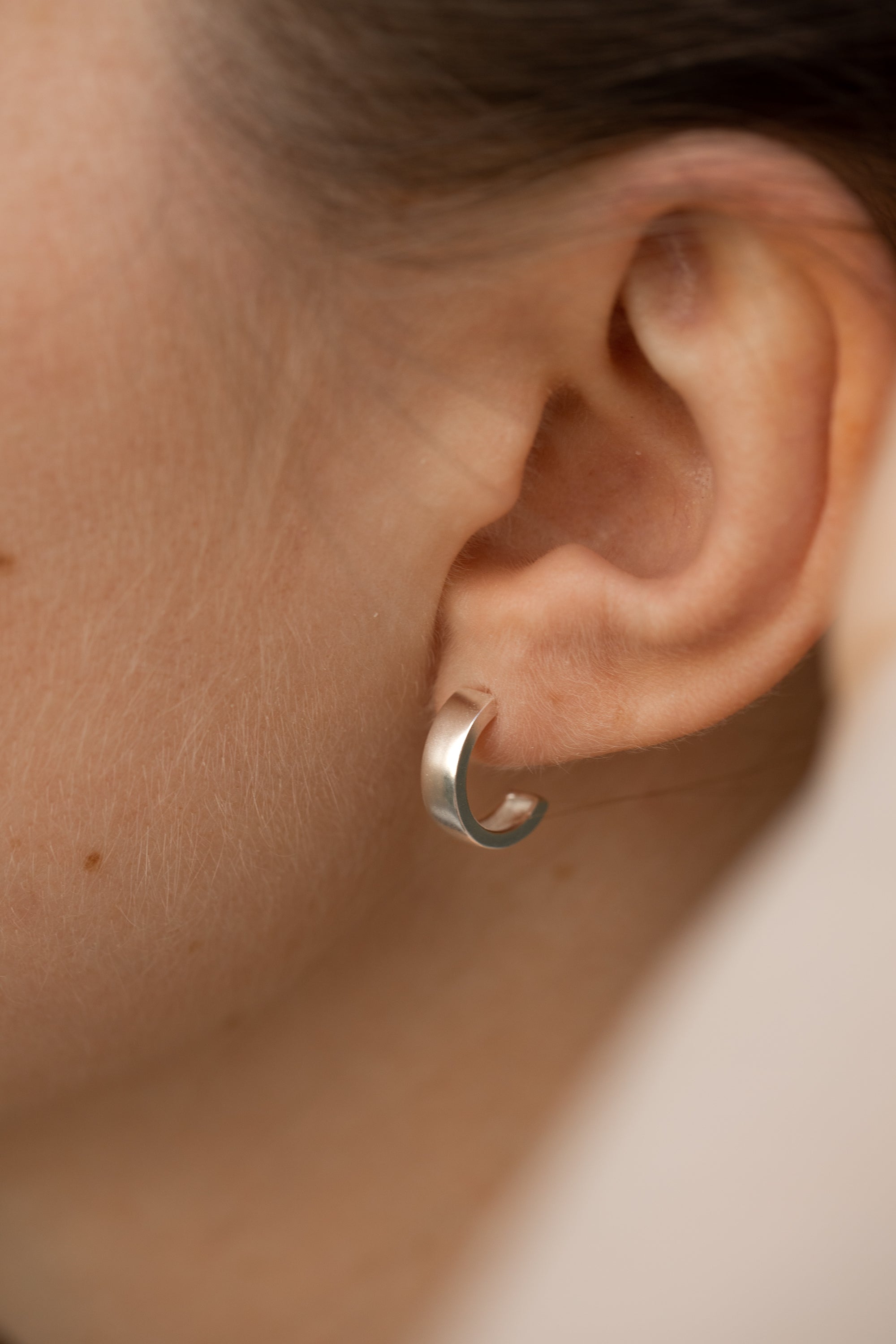 Small hoop earrings
